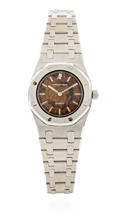 AUDEMARS PIGUET ROYAL OAK LADY Acciaio. Raro esemplare appartenente alla...