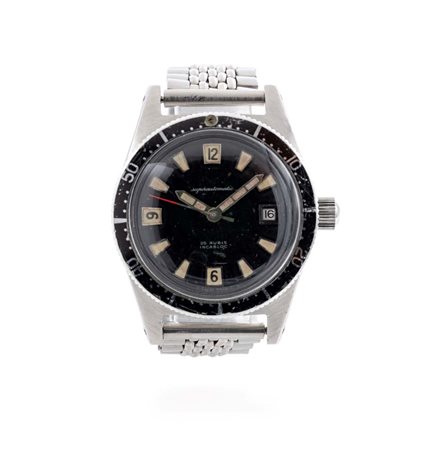Diver superautomatic in acciaio Acciaio. Cassa incablock. Bracciale jubilee....