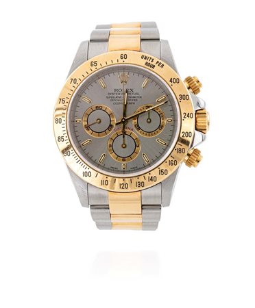 Rolex Daytona in acciaio ed oro Acciaio ed oro. Ref. 16523. Movimento Zenith....