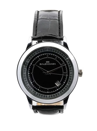 Balenciaga in acciaio Acciaio. Movimento quarzo. Accessori: custodia e...
