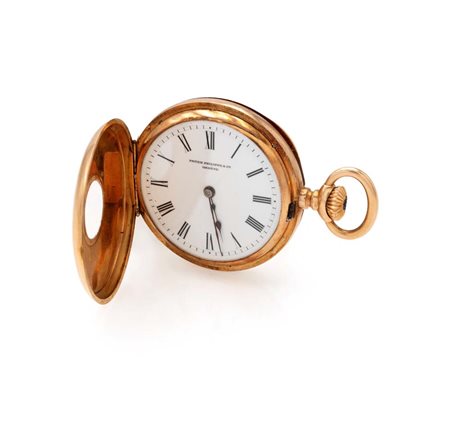 Patek Philippe da tasca in oro, occhio di bue Oro giallo 750/000. . Cassa n°...