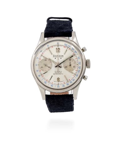 Ronson Crono incablock antimagnetic in acciaio Acciaio. Ref.1006-9....