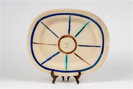 Pablo Picasso (Malaga 1881 - Mougins 1973)  - Visage dans étoile (A. R. 30)