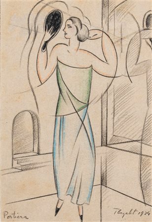 Thayaht (Firenze 1893 - Pietrasanta 1959)  - Portiera, 1924