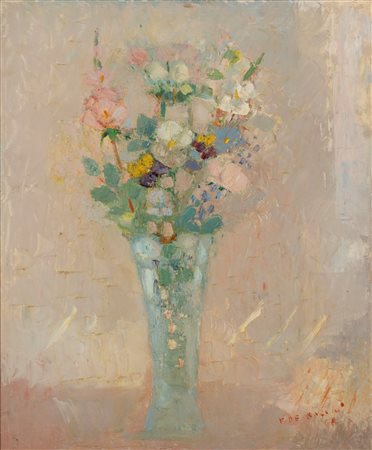 Francesco De Rocchi (Saronno 1902 - Milano 1978)  - Fiori, 1968