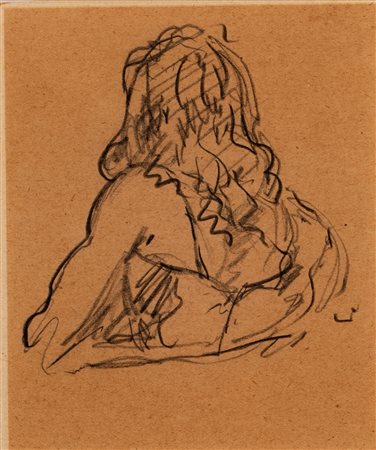 Giorgio de Chirico (Volos 1888 - Roma 1978)  - Studio di figura, 60s
