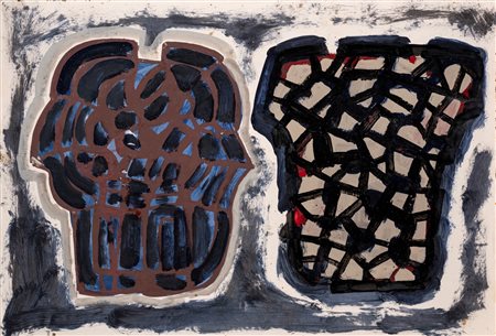 Pietro Consagra (Mazara del Vallo 1920 - Milano 2005)  - Due immagini, 1976