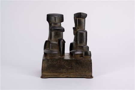 Mario Negri (Tirano 1916 - Milano 1987)  - Piccola cattedrale, 1980