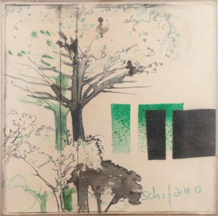 Mario Schifano (Homs 1934 - Roma 1998)  - Ossigeno ossigeno, 1965
