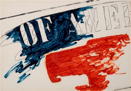 Franco Angeli (Roma 1935 - 1988)  - Of America, 1966
