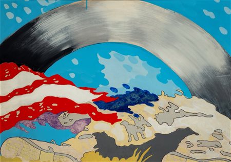 Giangiacomo Spadari (San Marino 1938 - Parigi 1997)  - L'arcobaleno di metallo, 1966