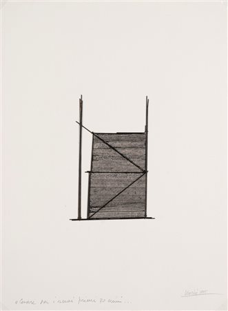 Giuseppe Uncini (Fabriano 1929 - Trevi 2008)  - Senza titolo, 1995