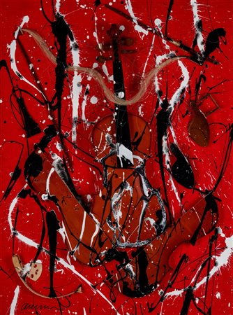 Fernandez Arman (Nizza 1928 - New York 2005)  - Senza titolo, 1983