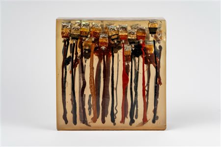 Fernandez Arman (Nizza 1928 - New York 2005)  - Senza titolo, 1966