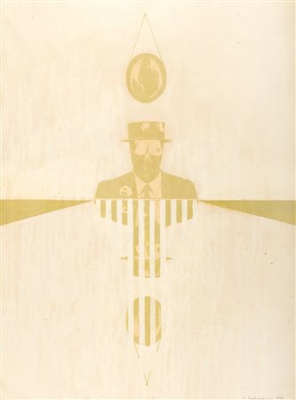 Aldo Tagliaferro (Legnano 1936 - Parma 2009)  - Il comendatore, 1969