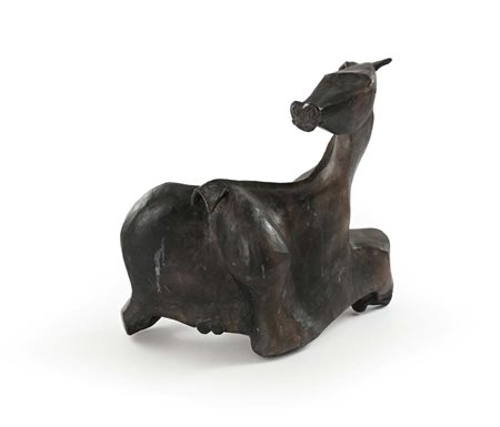Cesare Siviglia (Sevilla 1918 - Roma 2003) Cavallo Scultura in ceramica...