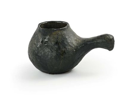 Nino Caruso (Tripoli 1928 - Roma 2017) Vaso in ceramica smaltata cm h...