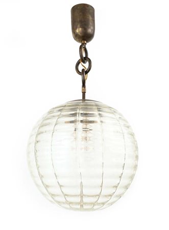 Carlo Scarpa (Venezia 1906 - Sendai 1978) Lampadario a sospensione mod. 5282...