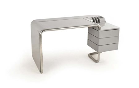 Fabio Lenci (Roma 1935) Prototipo di scrittoio-toeletta h 71x71x135...