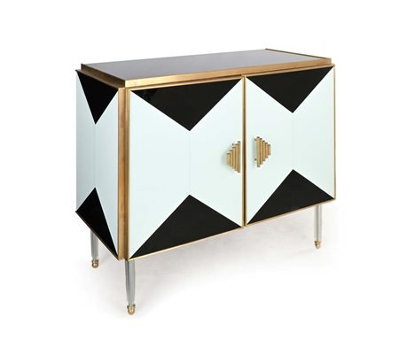() Mobile credenza a due ante cm 86x49x105 Struttura in legno con...