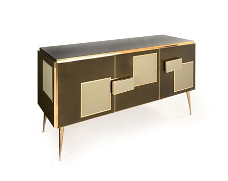 () Mobile credenza a tre ante, produzione Isa cm 77x50x150 Anni '50/'60...