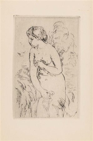 Pierre-Auguste Renoir (Limoges 25/2/41 - Cagnes-sur-Mer 3/12/1919) Baigneuse...