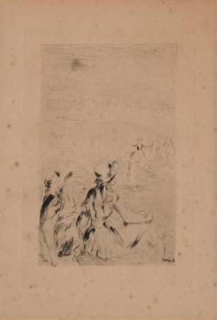 Pierre-Auguste Renoir (Limoges 25/2/41 - Cagnes-sur-Mer 3/12/1919) Jeunes...