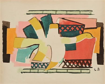 Georges Braque (Argenteuil, Francia 1882 - Parigi, Francia 1963) L'oiseau de...
