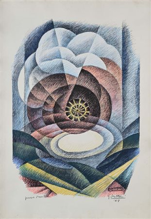Gerardo Dottori (Perugia 1884 - Perugia 1977) Esplosione di Primavera...