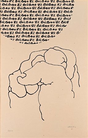Eduardo Chillida (San Sebastian 1924 - San Sebastian 2002) Bilbao Mundial '82...