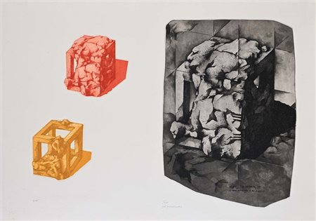 Giò Pomodoro (Orciano di Pesaro 1930 - Milano 2002) Kubo, Ubi materia,...