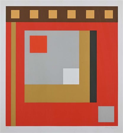 Mauro Reggiani (Nonantola 1897 - Milano 1980) Senza titolo Serigrafia cm...