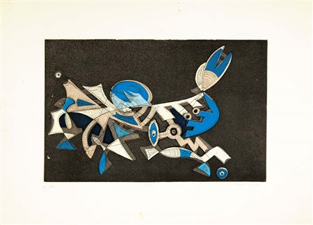 Umberto Mastroianni (Fontana Liri 1910 - Marino 1998) Uria Acquatinta cm...