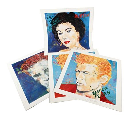 Enrico Manera (Torino 1947) Lotto di 4 serigrafie di Enrico Manera dalla...