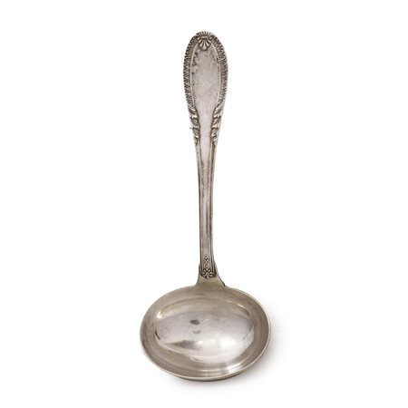 Mestolo per salsiera in argento 800