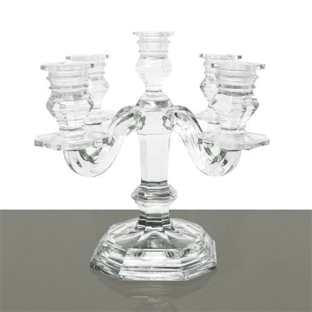 Baccarat France - Candelabro a 5 luci in cristallo Baccarat modello Regence