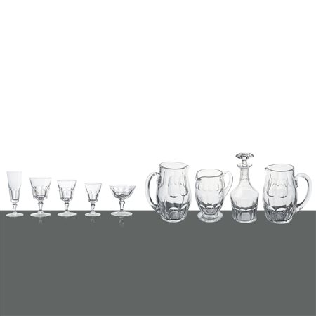 Baccarat France - Servizio di bicchieri da cocktail da 6 manifattura Baccarat modello Nancy Rock Glass, N 6 bicchieri da