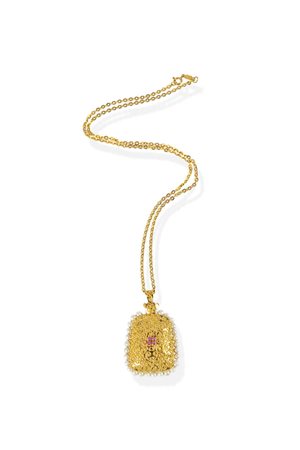 UNOAERRE Catena in oro giallo, firmata "Unoaerre", marcata "1 AR", con...