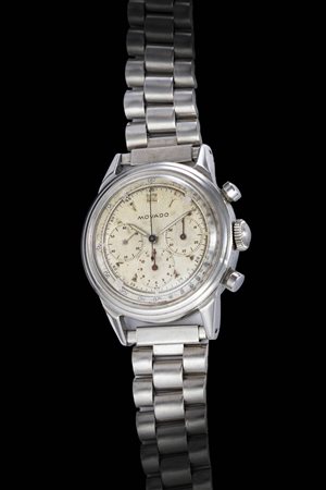 MOVADO<BR>Mod. “Chronograph ”, ref.19038, anni '50