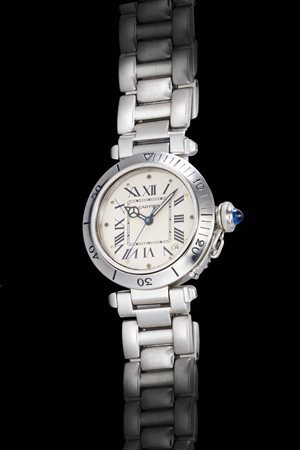 CARTIER<BR>Mod. "Pasha", ref. 4010, anni '90