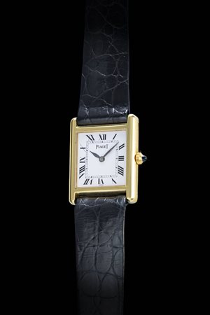 PIAGET<BR>Mod. "Tank", ref. 4082, anni '80