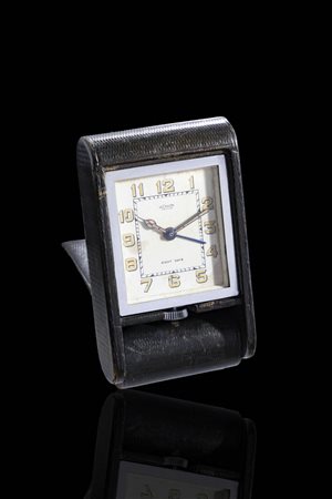 LE COULTRE<BR>Mod. “Sveglia da viaggio“, anni '40