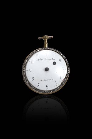 FRES. DEROCHES<BR>Mod. "Orologio da tasca a ribaltina", XIX secolo