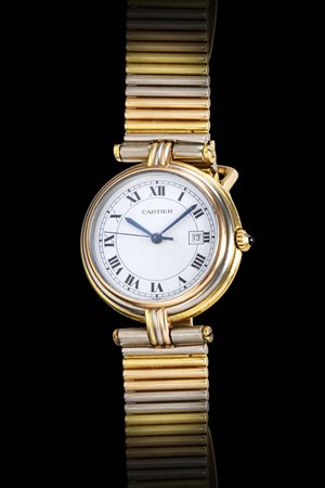 CARTIER<BR>Mod. "Vendome Trinity XL", ref. 83952, anni '80