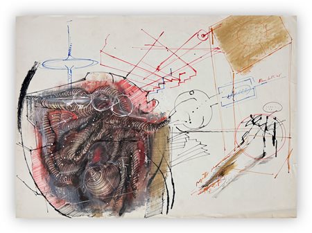 AMILCARE RAMBELLI (1924-1976) - Senza Titolo, 1968