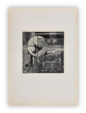 AMLETO D'OTTAVI (1923-1989) - Senza Titolo