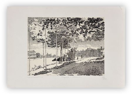 LEONARDO CASTELLANI (1896-1984) - Pergolato