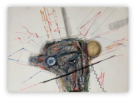 AMILCARE RAMBELLI (1924-1976)  - Senza Titolo, 1968
