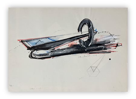 AMILCARE RAMBELLI (1924-1976) - Senza Titolo, 1968
