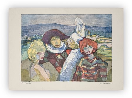 MINO MACCARI (1898-1989) - Senza Titolo